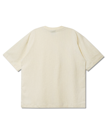 Against Lab - Star Washed Tee - Cream