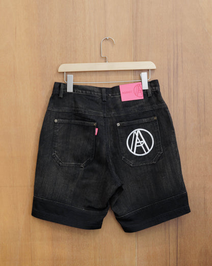 Against Lab - Big A Washed Shorts