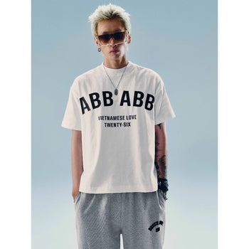ABBBrand - Twenty-Six Boxy Tee - White