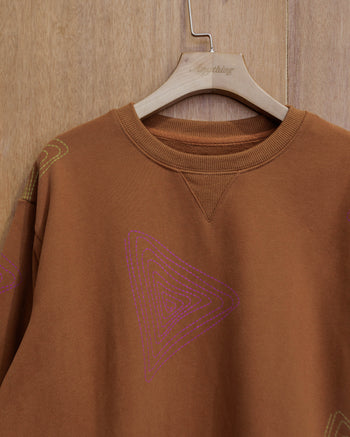 FTMD. Topo Logo Sweater - Brown