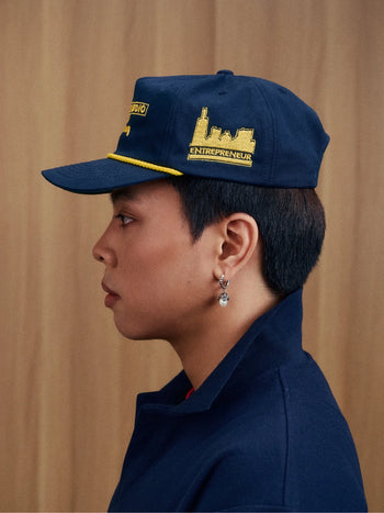 Goers Studio - Thief 5-Panel Snapback Cap - Navy