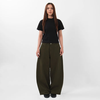 Money Alter - Forma Wide Denim Pants - Washed Olive