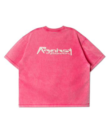 Against Lab - Afacts Boxy Tee Washed - Pink
