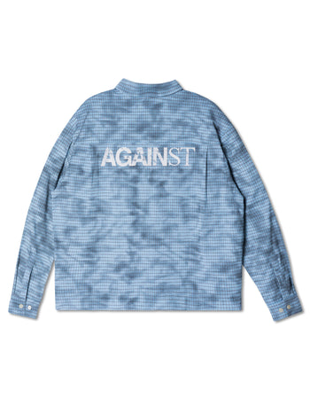 Against Lab - Stained Dame Shirt - Light Blue