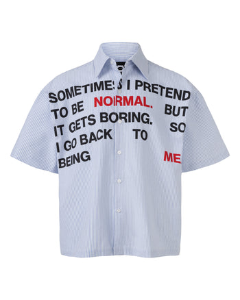 K.M.C - Bring Me Stripe Boxy Shirt