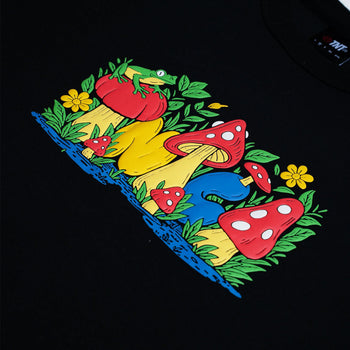 TNT - Mushroom Logo Tee - Black