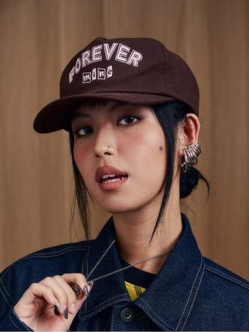 Goers Studio - Forever Mine 5-Panel Snapback Cap - Brown