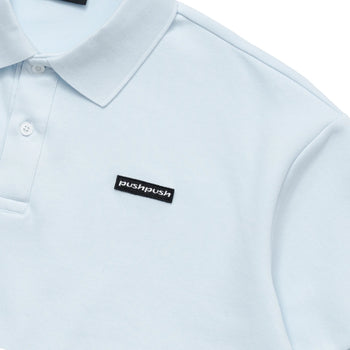 PUSHPUSH - Jay Polo Tee - Blue Pastel