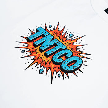 TNT - Burst Logo Tee - White
