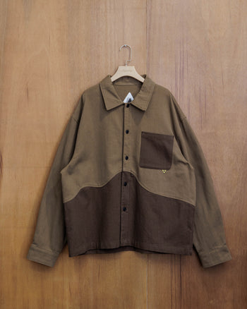 FTMD. Wavy Heavy Shirt - Brown
