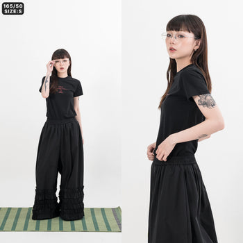 AGILITY MIAO -  Lyocell Image Tee - Black