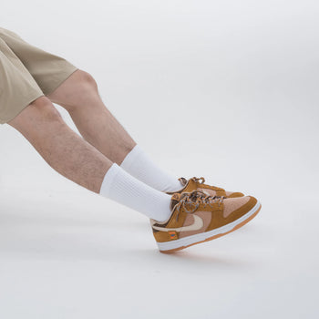 AGILITY - Basic Thin Socks - White