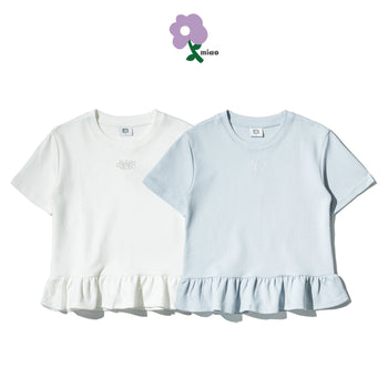 AGILITY MIAO - Ruffle Slim Tee
