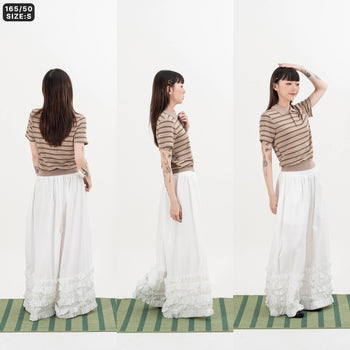 AGILITY MIAO - Cropped Polo Shirts - Light Khaki