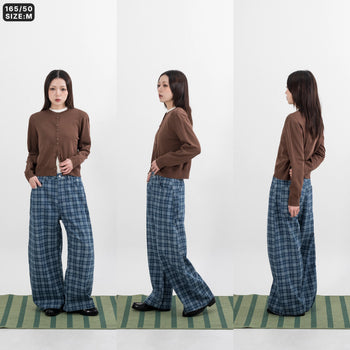 AGILITY MIAO - "LO" Knit Jacket - Brown