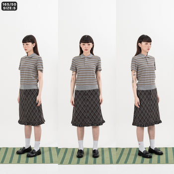 AGILITY MIAO - Cropped Polo Shirts - Dark Grey