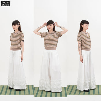 AGILITY MIAO - Cropped Polo Shirts - Light Khaki