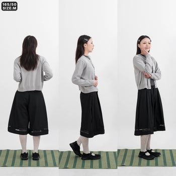 AGILITY MIAO - "LO" Knit Jacket - Grey