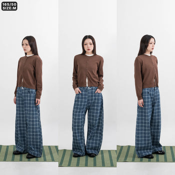 AGILITY MIAO - "LO" Knit Jacket - Brown