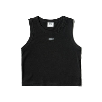 AGILITY MIAO - Rib Tanks Top / Shadow - Black