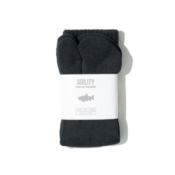 AGILITY - Tabi Ribbed Socks - Black