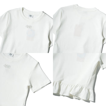 AGILITY MIAO - Ruffle Slim Tee