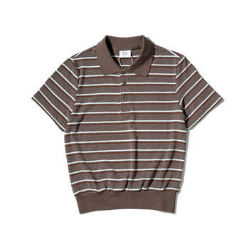 AGILITY MIAO - Cropped Polo Shirts - Brown
