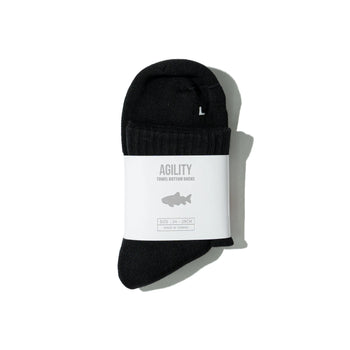 AGILITY - Pile Short Socks - Black