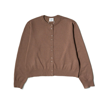 AGILITY MIAO - "LO" Knit Jacket - Brown