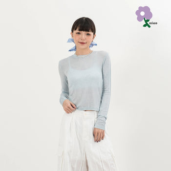 AGILITY MIAO - Lyocell Top - Light Blue