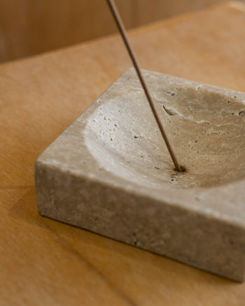 Travertine Incense Burner - HYANG