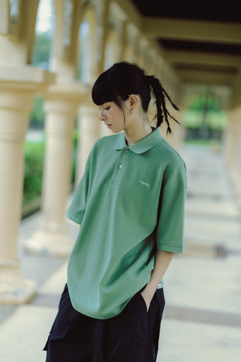 Anything JB Basic Polo Shirt - Apple Green
