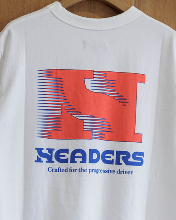 HEADERS Speed Line Tee - White