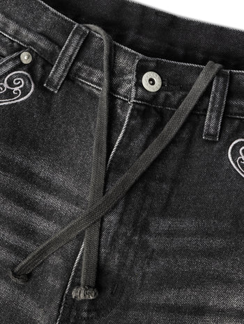 Against Lab - Cowboy Washed Perfect Jeans - Black