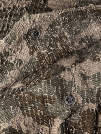 abp . Biggie Cargo Pants - Distressed Camo