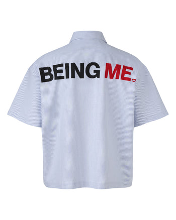 K.M.C - Bring Me Stripe Boxy Shirt