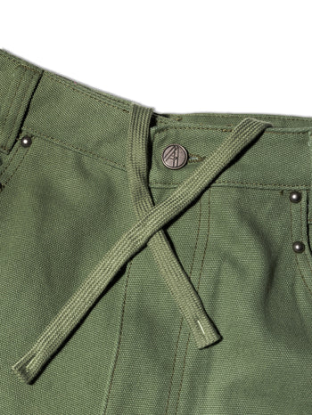Against Lab - Studded Yankii Pants - Green
