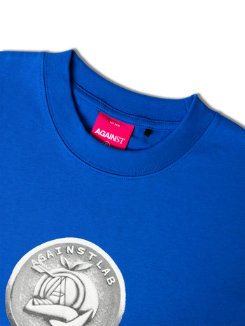 Against Lab - A-Man Coin Tee - Blue