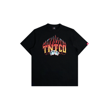 TNT - Flaming Dice Tee - Black