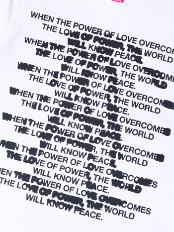 Against Lab - Quote Bleed Tee - White