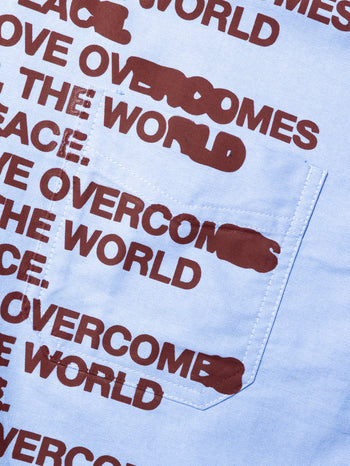 Against Lab - Quote Chapo Shirt - Light Blue