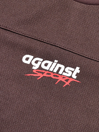 Against Lab - Sport Mesh L/S - Jersey - Brown