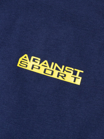 Against Lab - Sport Raglan Tee - Blue