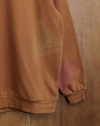 FTMD. Topo Logo Sweater - Brown