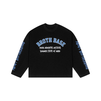ABBBrand - Broth Base Island L/S Boxy Tee - Black