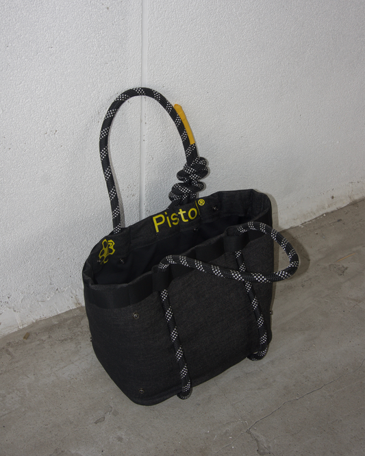 PISTOL - Denim Tote Bag