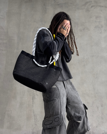 PISTOL - Denim Tote Bag