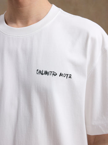 Unlimited Mote - Li Bai Golf S/S Tee - White