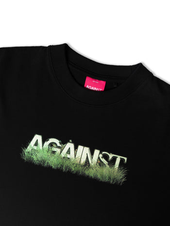 Against Lab - Grass Logo Tee - Black