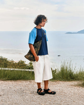 Against Lab - Sport Raglan Tee - Blue